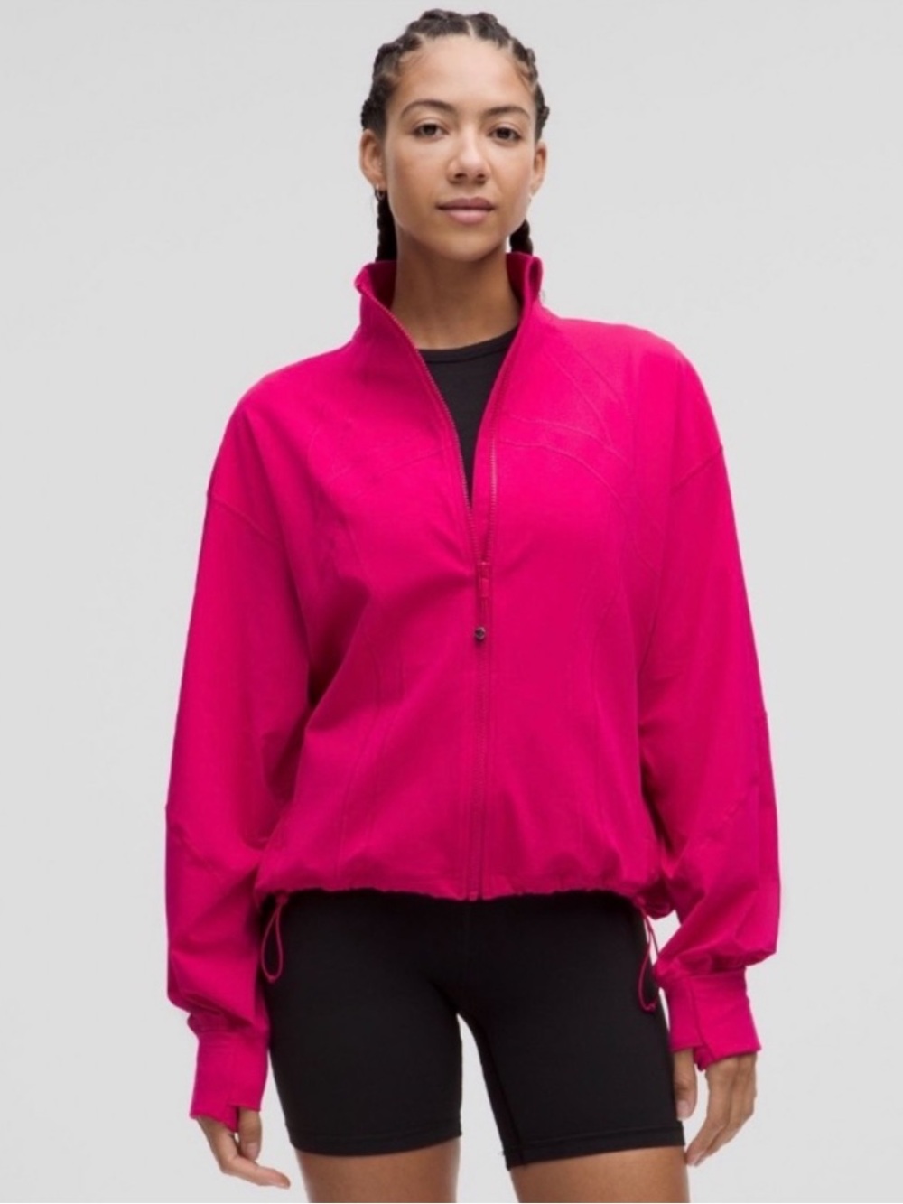 Lululemon Athletica Zip Up Define Relaxed-Fit Jacket Luon In Passionate Pink